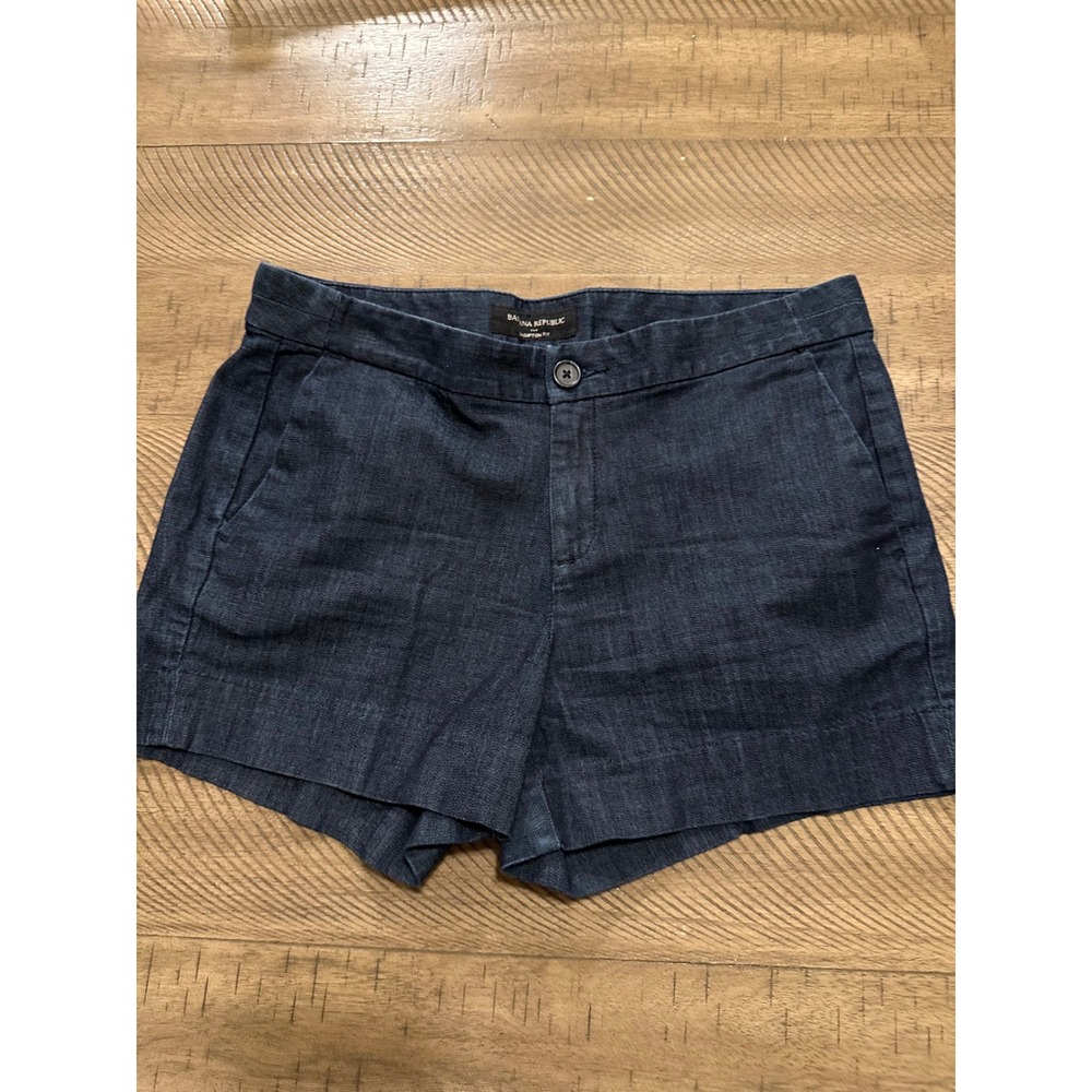 Banana Republic Hampton Fit Denim Shorts‎ - Size 26/2 - Dark Wash Stretch